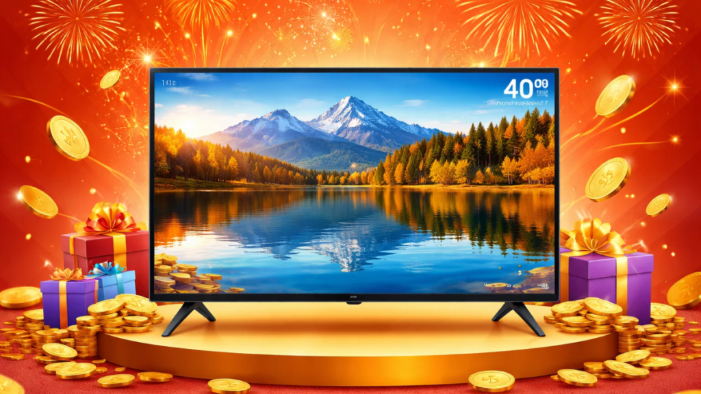 रिकॉर्ड ऑफर का धमाका! अभी खरीदें 40-इंच Android Smart TV, कीमत सिर्फ 13,999 रुपये Android Smart TV