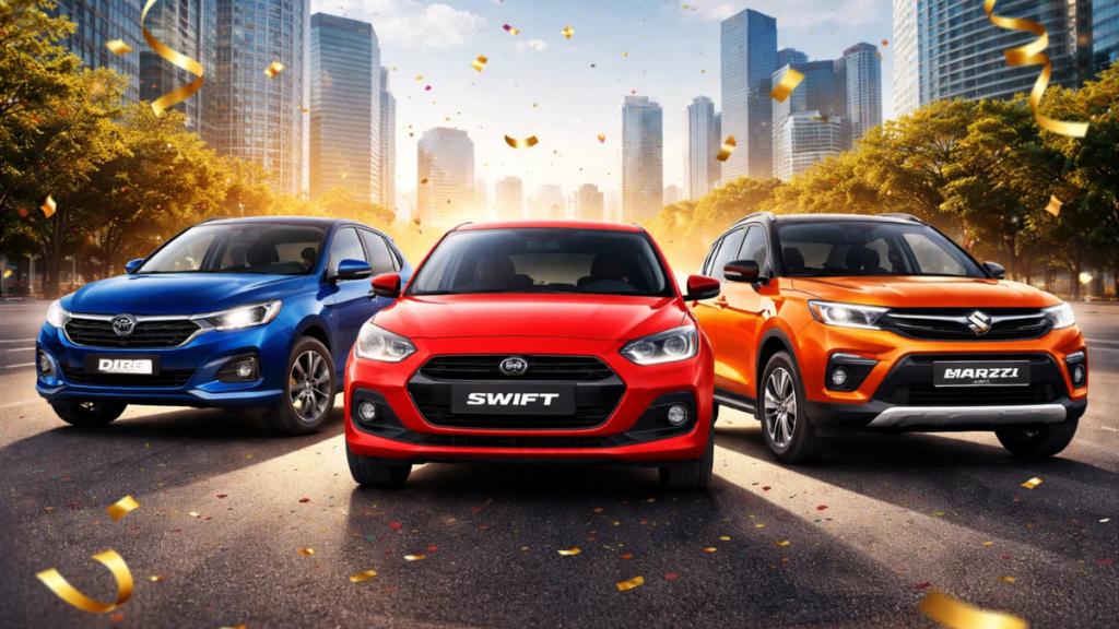आज की नई अपडेट: Maruti Sales Breakup Jan 2026 – Dzire, Swift और Brezza ने बनाया रिकॉर्ड! Maruti Sales Breakup Jan 2026