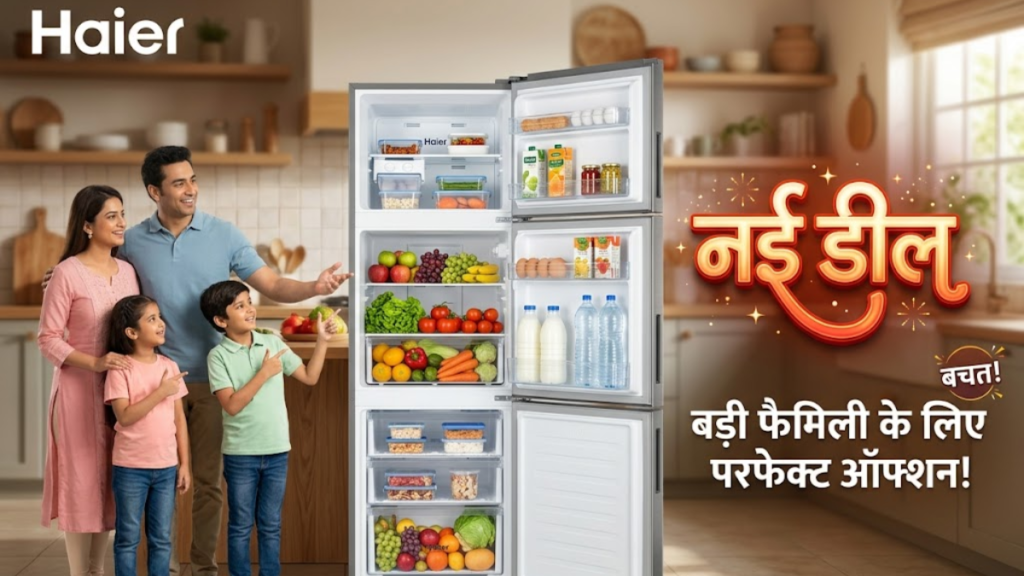Haier Double Door Fridge